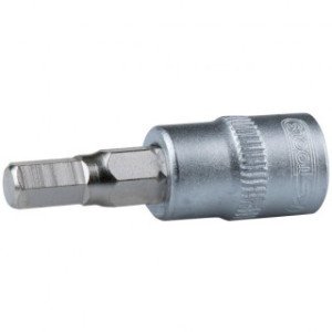 KS TOOLS 1/4" 2.5mm HEX muciņa ar uzgali, iekšējais seškantis