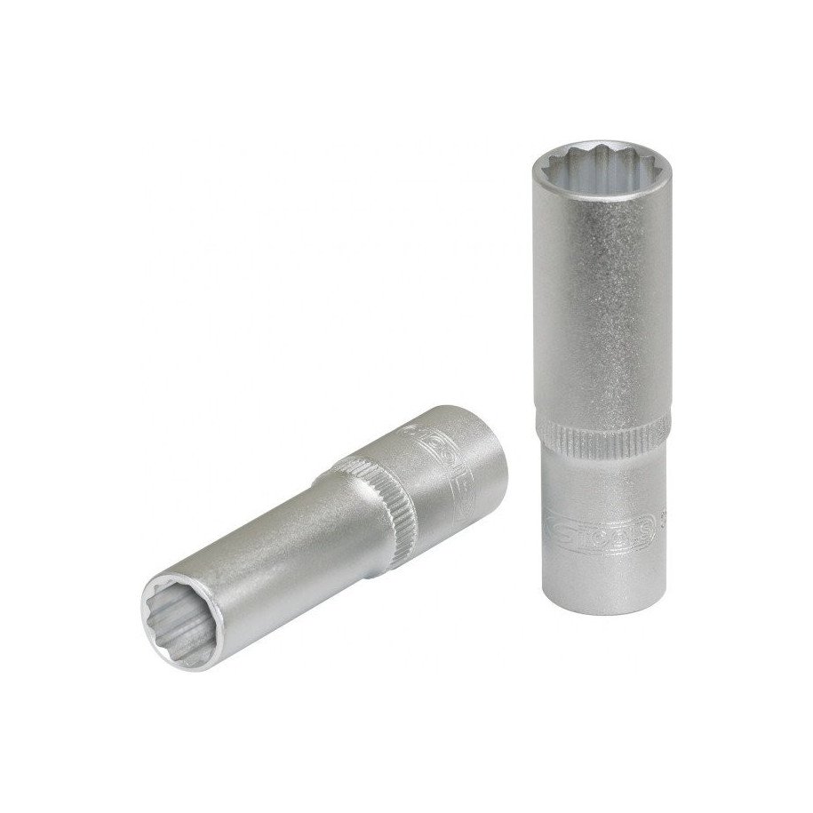 KS TOOLS 3/8" 8mm muciņa, 63mm gara, 12-kanšu