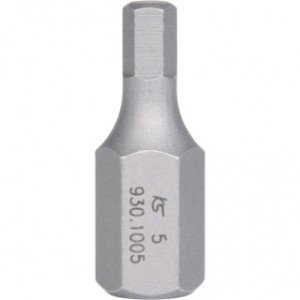 KS TOOLS 10mm stiprinājums, 5mm HEX uzgalis iekšējais seškantis, 30mm
