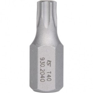 KS TOOLS 10mm, T40 TORX uzgalis, 30mm