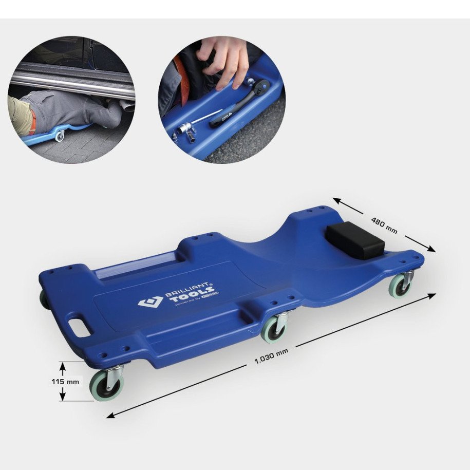 Brilliant Tools  Pārvietojami ratiņi, L1030 x B480 x H115 mm