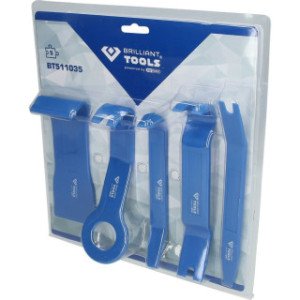Brilliant Tools  Dekoratīvo uzliku demontāžas ķīļu komplekts, 5 gab