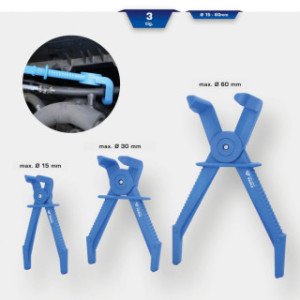 Brilliant Tools Cauruļu atvienošanas knaibļu komplekts, 90° ieliektas, 3-daļīgs