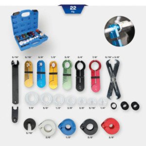 Brilliant Tools Cauruļu atvienošanas instrumentu komplekts, 22 gab