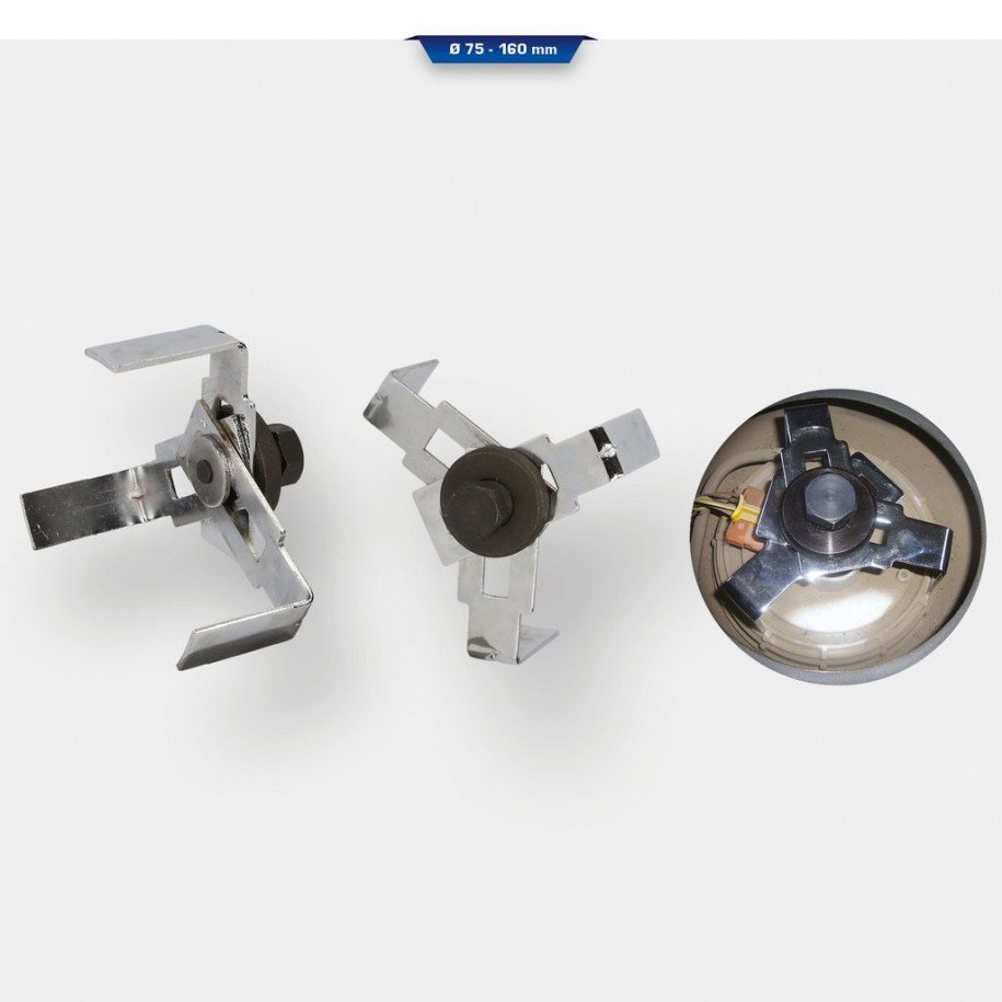 Brilliant Tools Ø 75 - 160 mm Degvielas padeves sistēmas atslēga, 3 virzienu