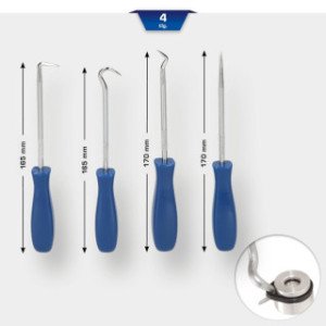 Brilliant Tools Adatveida āķu komplekts, 4 gab