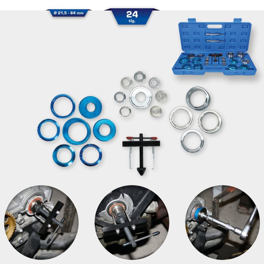 Brilliant Tools Blīvslēgu montāžas/demontāžas komplekts, 24 gab