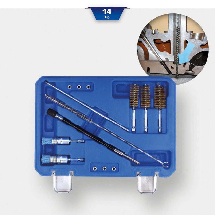 Brilliant Tools Sprauslu ligzdu un kanālu tīrīšanas komplekts, 14 gab