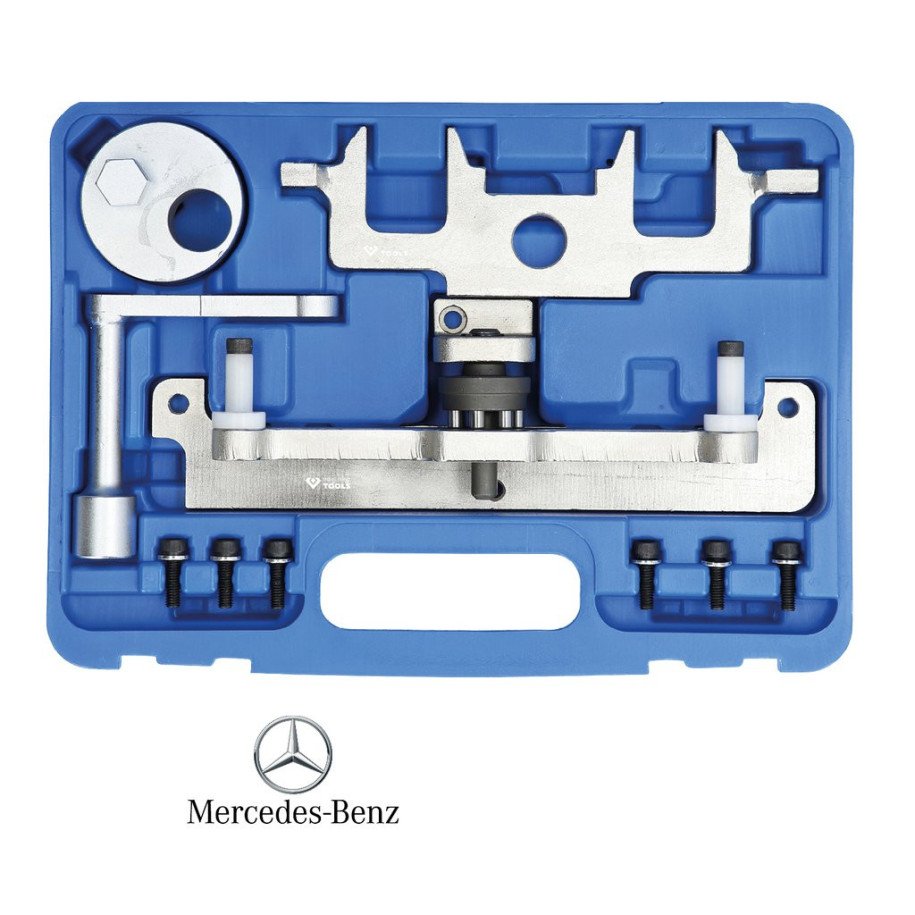 Brilliant Tools Mercedes dzinējiem 651, sadales vārpstas piedziņas ķēdes montāžas instrumentu komplekts