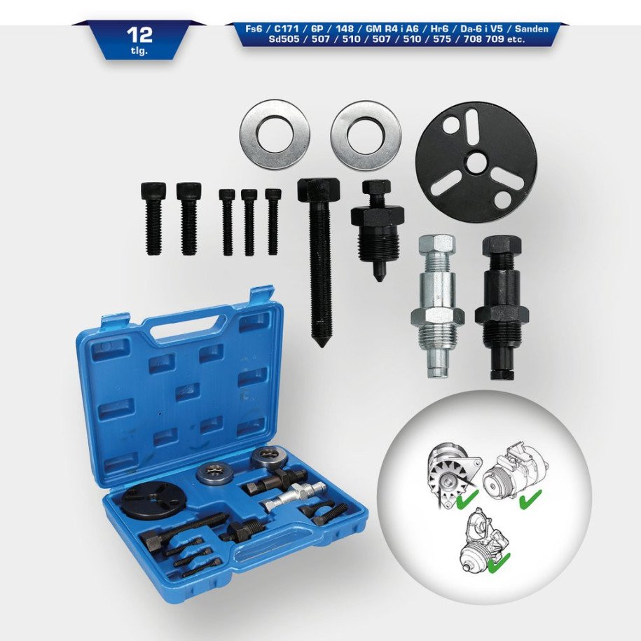 Brilliant Tools Skriemeļu novilcēju komplekts, 12 daļīgs