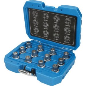 Brilliant Tools VW disku slēdzeņu komplekts, 12-daļīgs