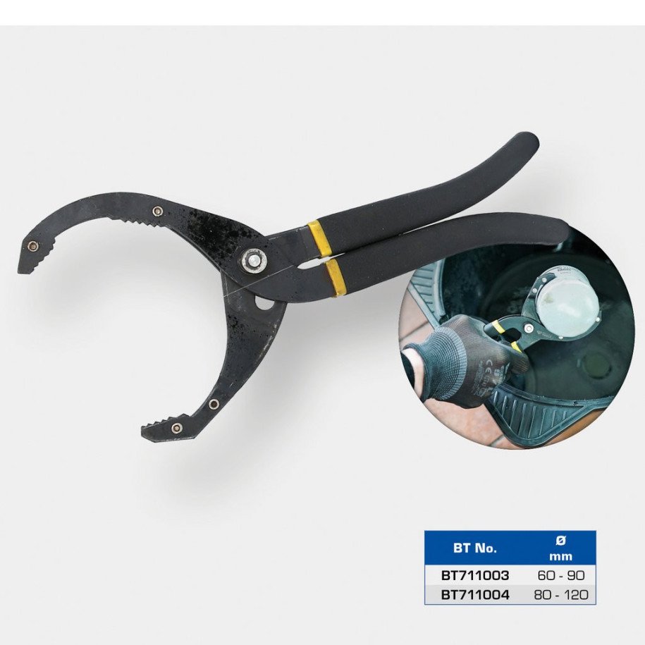 Brilliant Tools 60 - 90 mm, eļļas filtra atslēga