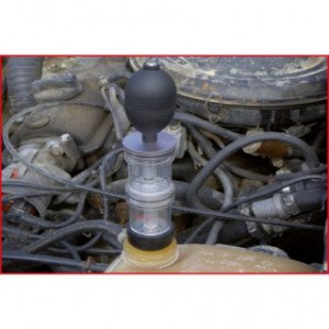 KS TOOLS CO2 cilindra galvas sūces testu komplekts, 8 -daļīgs