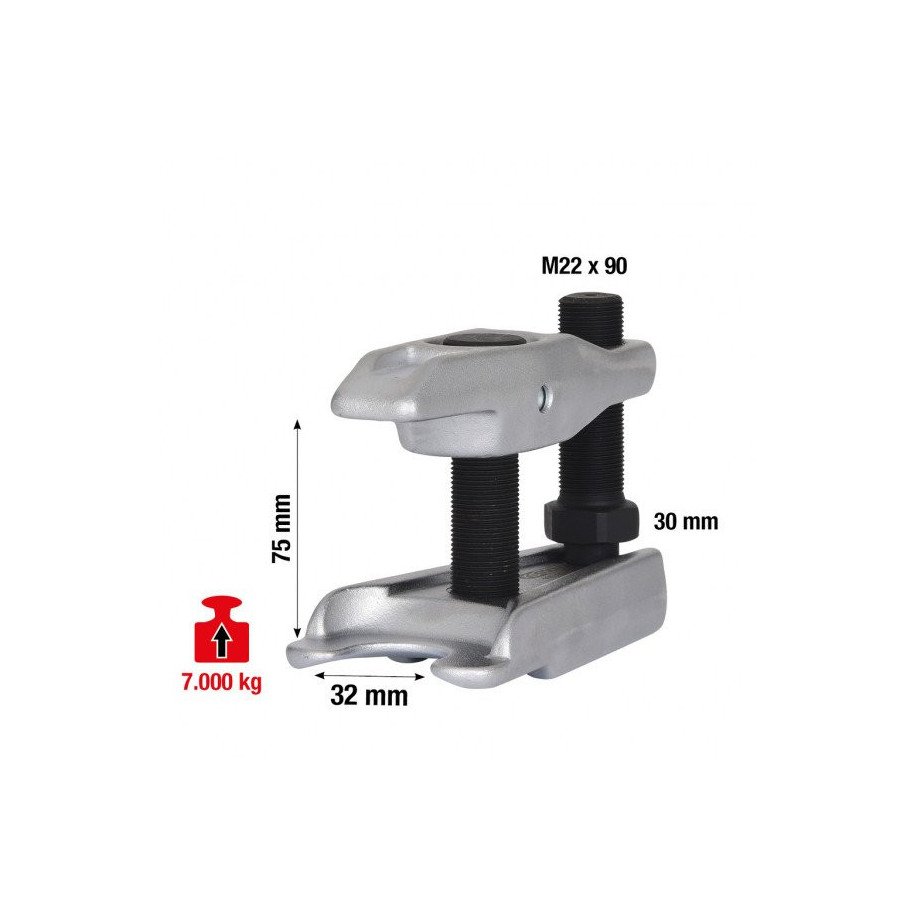 KS TOOLS Lodbalstu novilcējs, 32mm