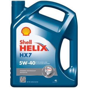 SHELL Helix HX7 5W40 4L