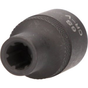 KS TOOLS 1/2", M6S, RIBE® triecienmuciņa, īsa