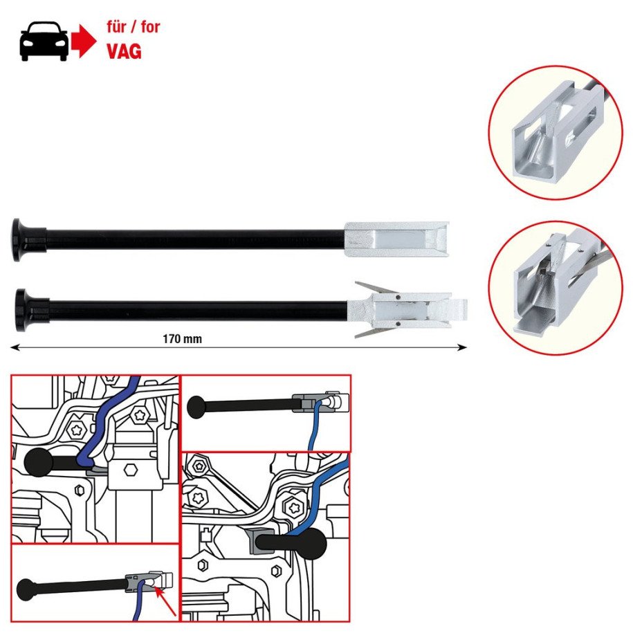 KS TOOLS VAG DSG mehatronikas spraudsavienojuma atslēga