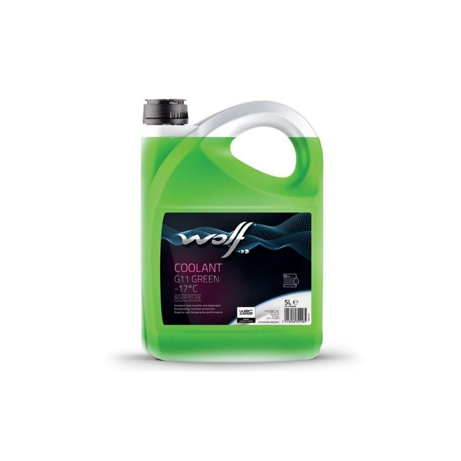 WOLF COOLANT G11 GREEN -17°C 5L