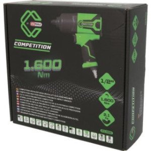 KS TOOLS 1/2" COMPETITION augstas jaudas trieciendarbības uzgriežņu atslēga, 1600 Nm