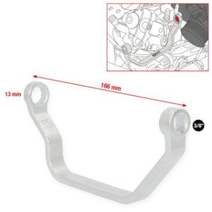 KS TOOLS 3/8", 13mm speciālā atslēga ieplūdes kolektoram, VAG