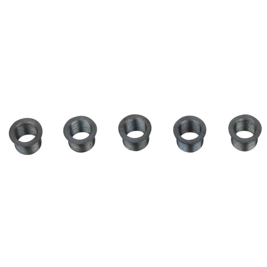 KS TOOLS Vītņčaulas 5 gab., garums 9mm, iekšējā vītne M18x1,5/ārējā vītne M20x1,5
