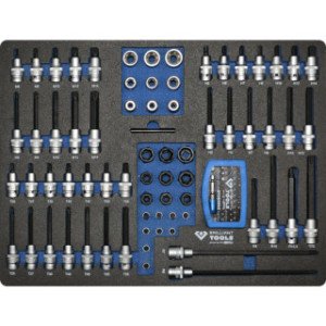 Brilliant Tools Pārvietojams darbnīcas plaukts ar 7 atvilktnēm un 347 instrumentiem