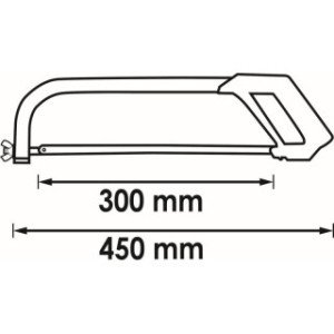 VIGOR Rokas zāģis 300mm