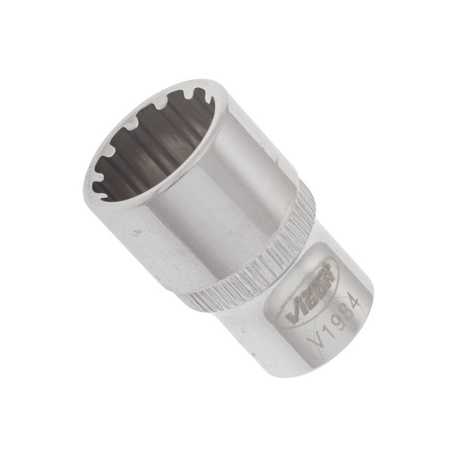 VIGOR 1/4", 11mm universālā muciņa, garums 25mm