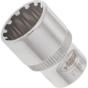 VIGOR 1/4", 13mm universālā muciņa, garums 25mm
