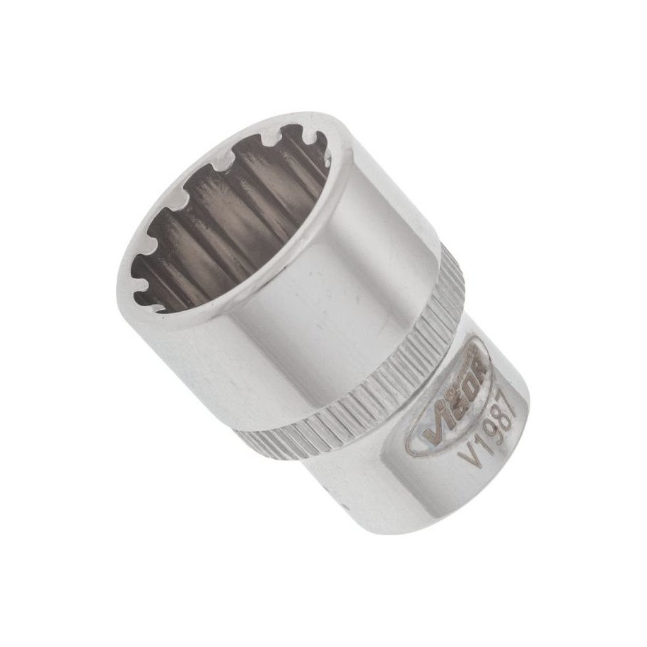 VIGOR 1/4", 14mm universālā muciņa, garums 25mm