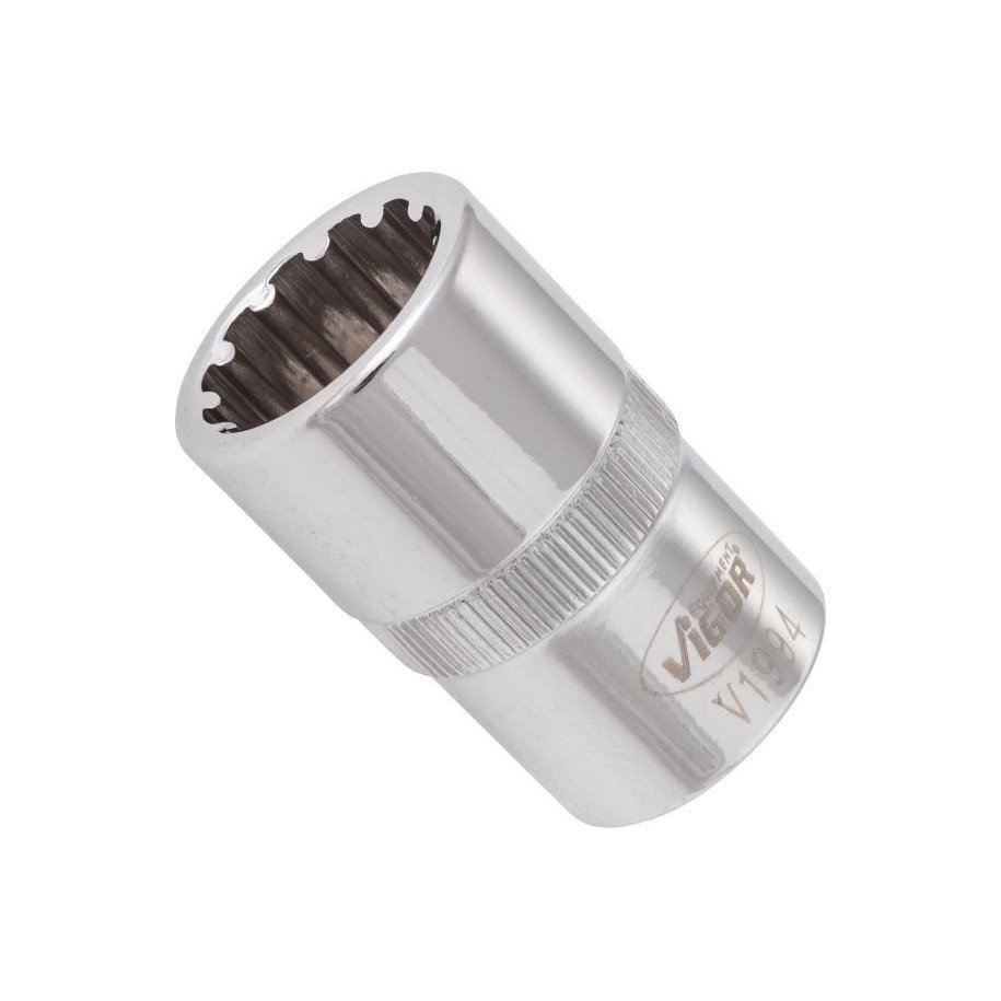 VIGOR 1/2", 16mm universālā muciņa, garums 38.1mm
