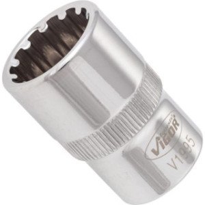 VIGOR 1/2", 17mm universālā muciņa, garums 38.1mm