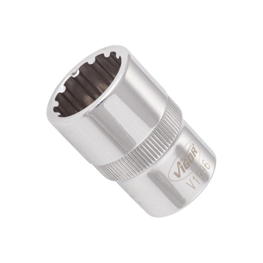 VIGOR 1/2", 18mm universālā muciņa, garums 38.1mm