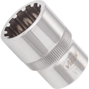 VIGOR 1/2", 19mm universālā muciņa, garums 38.1mm