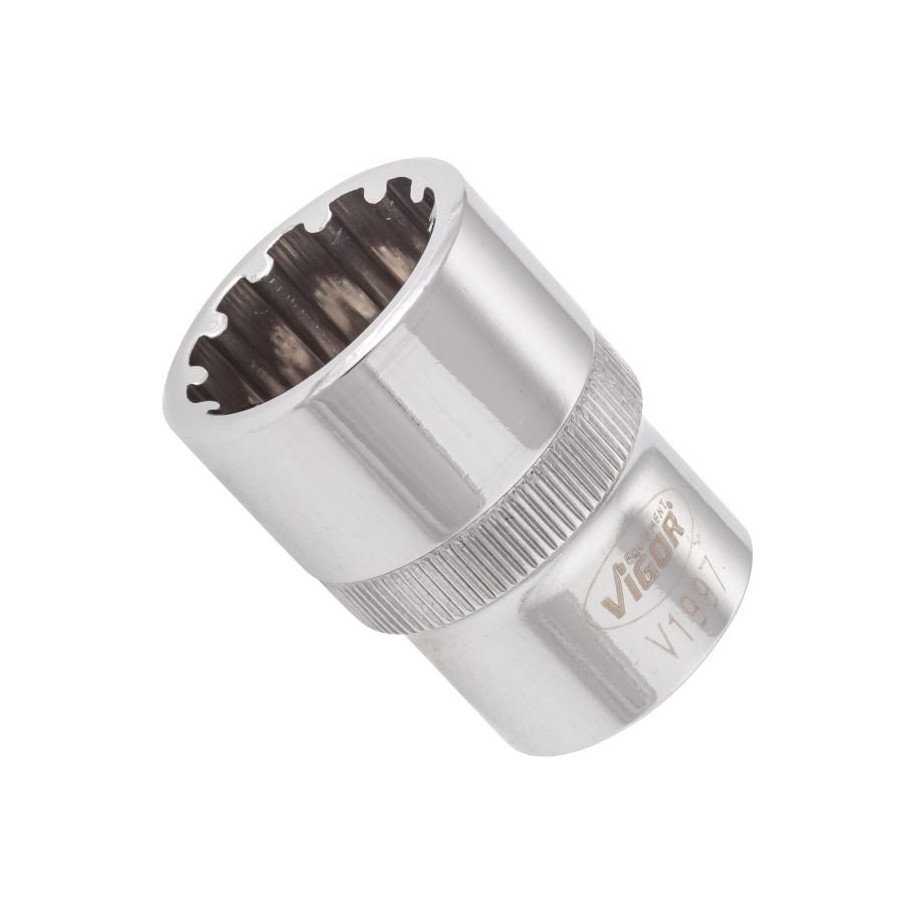 VIGOR 1/2", 19mm universālā muciņa, garums 38.1mm