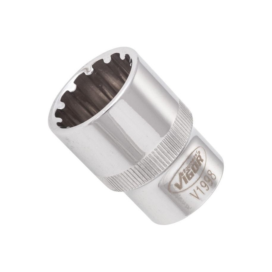 VIGOR 1/2", 20mm universālā muciņa, garums 38.1mm