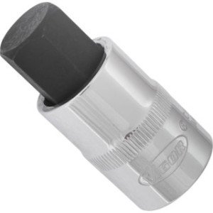 VIGOR 1/2" 17mm, muciņa ar uzgali, HEX, garums 55 mm