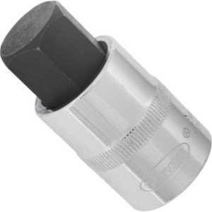 VIGOR 1/2" 19mm, muciņa ar uzgali, HEX, garums 55 mm