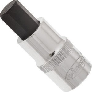 VIGOR 1/2" 12mm, muciņa ar uzgali, HEX, garums 55 mm