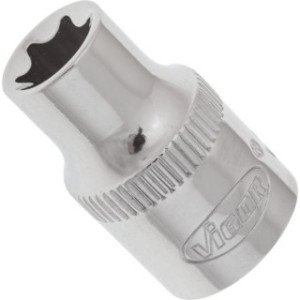 VIGOR 3/8" E10, TORX-E muciņa, garums 28 mm