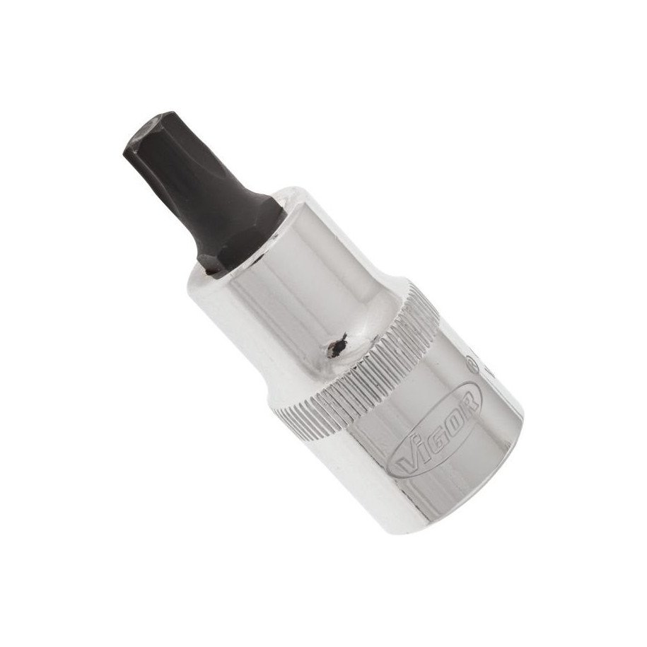 VIGOR 1/2" T45, muciņa ar uzgali, TORX, garums 55 mm