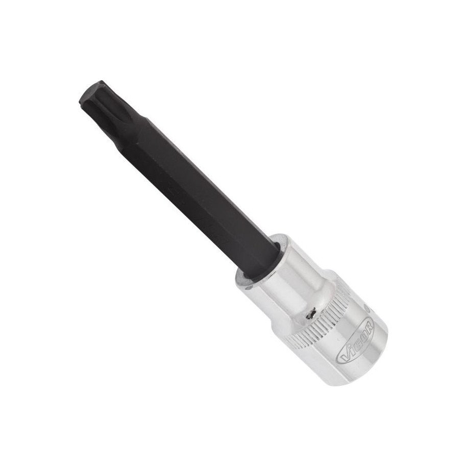 VIGOR 1/2" T50, muciņa ar uzgali, TORX, garums 100 mm