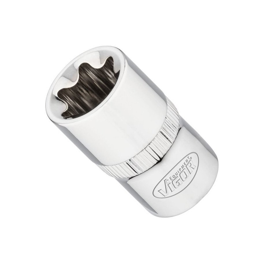 VIGOR 1/2" E20 muciņa, TORX-E, garums 38 mm