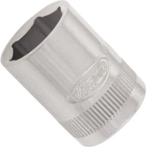 VIGOR 3/8" 13mm, 6-kanšu muciņa, garums 28 mm