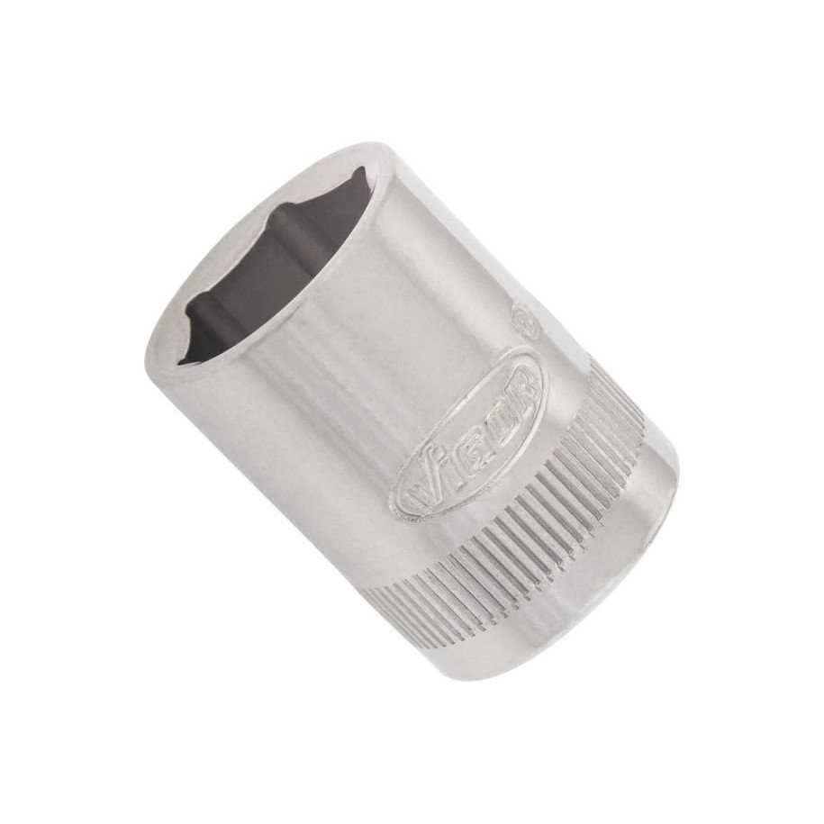 VIGOR 3/8" 13mm, 6-kanšu muciņa, garums 28 mm