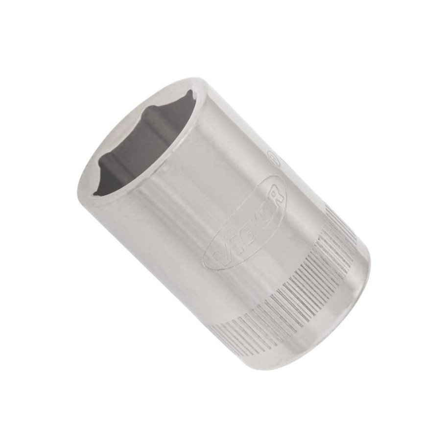 VIGOR 3/8" 12mm, 6-kanšu muciņa, garums 28 mm
