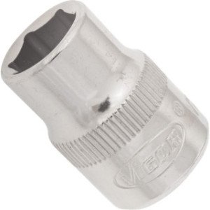 VIGOR 3/8" 10mm, 6-kanšu muciņa, garums 28 mm