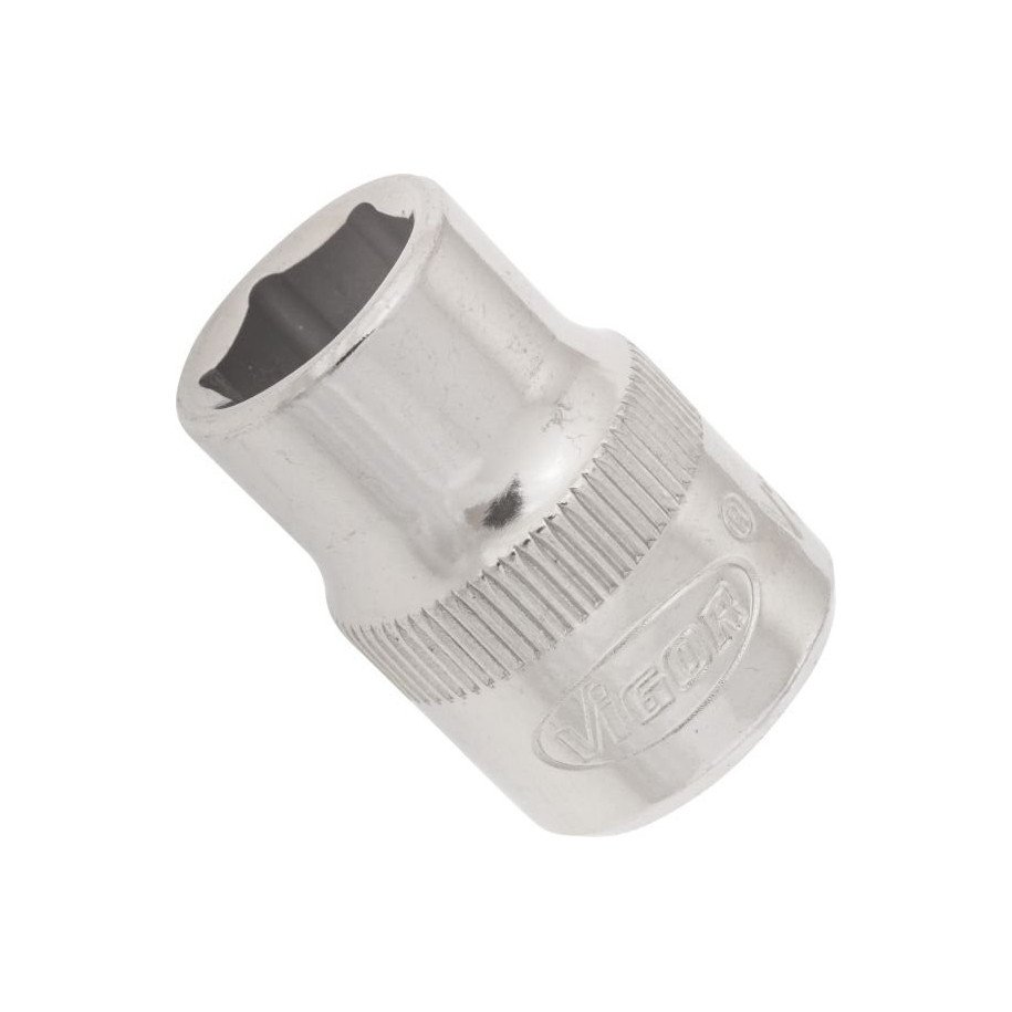 VIGOR 3/8" 10mm, 6-kanšu muciņa, garums 28 mm
