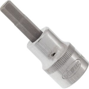 VIGOR 3/8" 6mm, muciņa ar uzgali, HEX, garums 49 mm