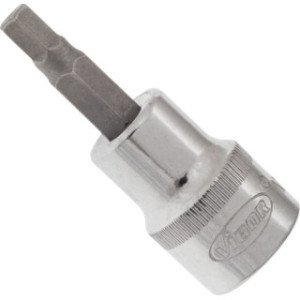 VIGOR 3/8" 5mm, muciņa ar uzgali, HEX, garums 49 mm